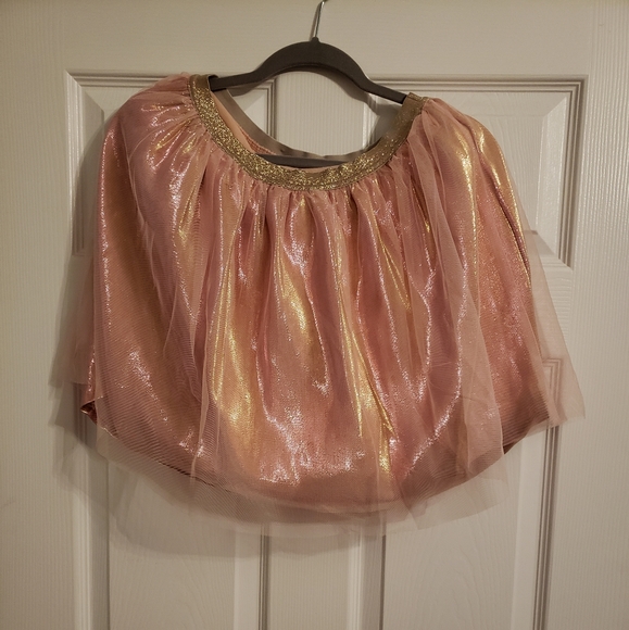 Rose Gold Shimmer Cat and Jack Skirt - Picture 1 of 3